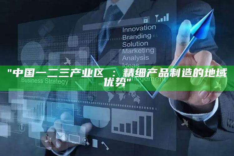"中国一二三产业区別：精细产品制造的地域优势"